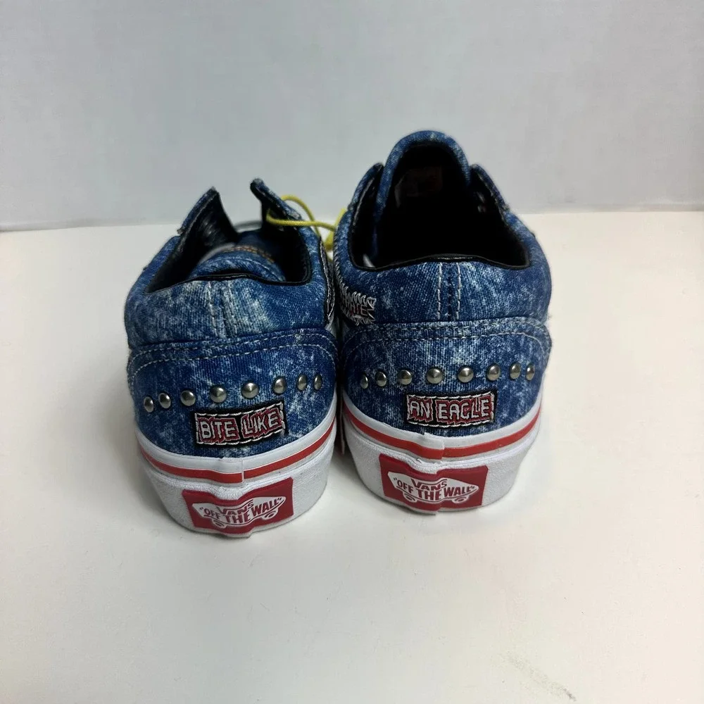 Vans Unisex Youth Old Skool Shoe Cobra Kai Multi/True White Size 11.5 UY NEW - Picture 9 of 10